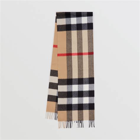 archive beige burberry|Burberry cashmere check scarf beige.